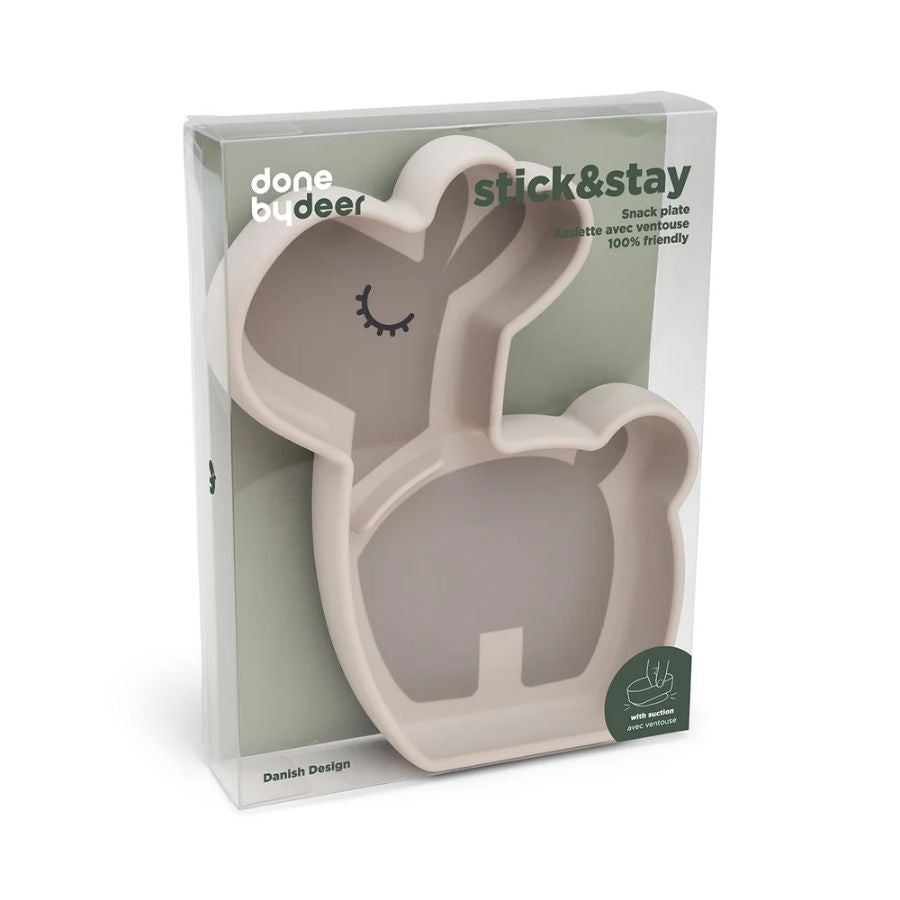 Silicone Stick & Stay Snack Plate