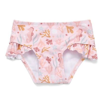 Swim Bikini Pant Ruffles Ocean Dreams Pink