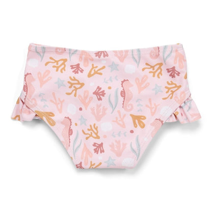 Swim Bikini Pant Ruffles Ocean Dreams Pink