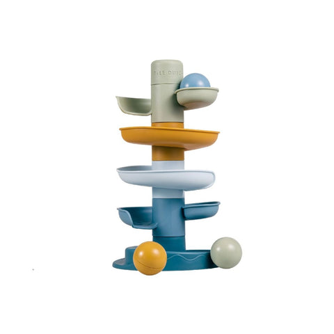 Spiral Tower in Blue, Suitable for children 10 months+