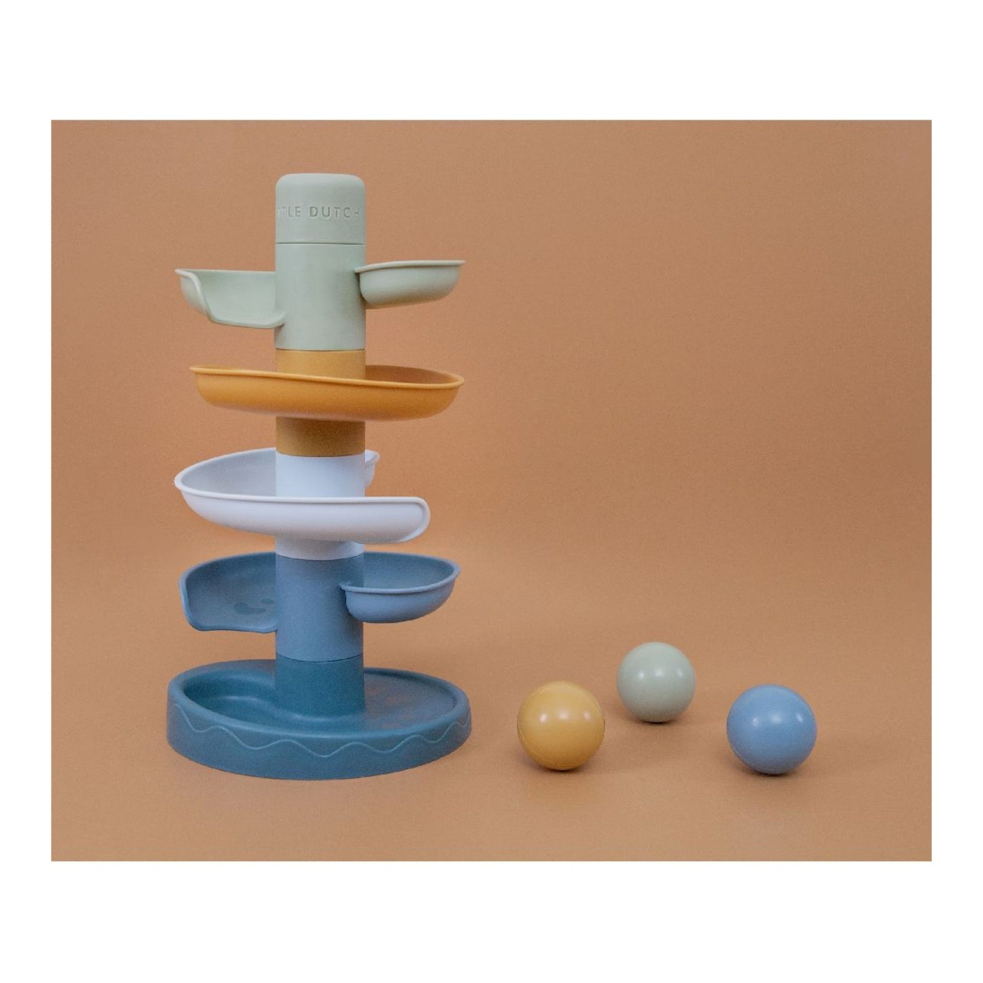 Spiral Tower in Blue, Suitable for children 10 months+