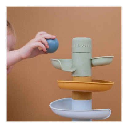 Spiral Tower in Blue, Suitable for children 10 months+