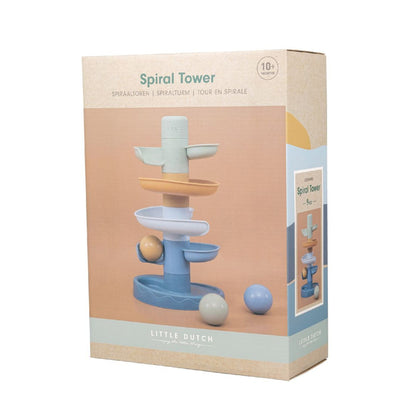Spiral Tower in Blue, Suitable for children 10 months+