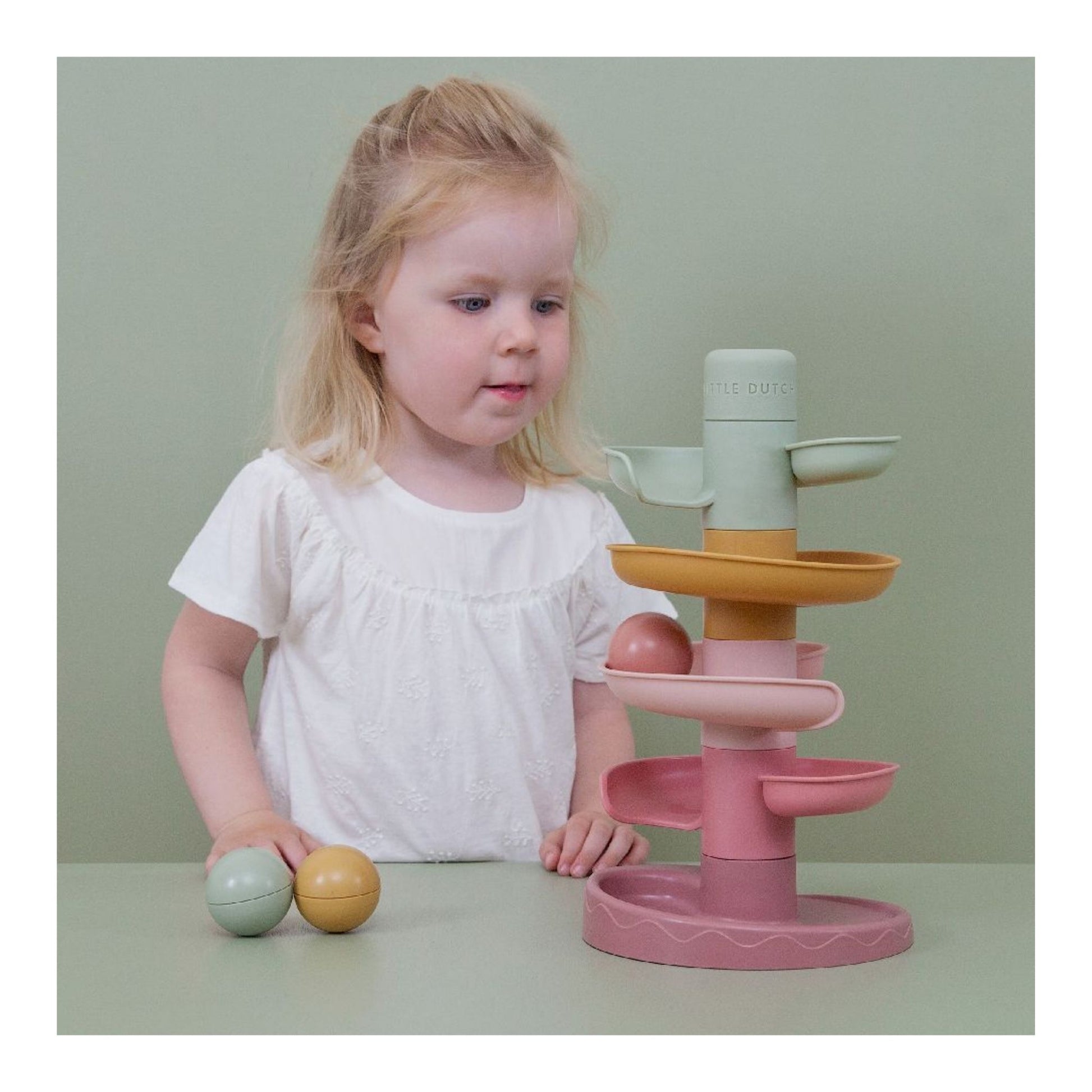 Spiral Tower In Pink, Brand is Little Dutch
