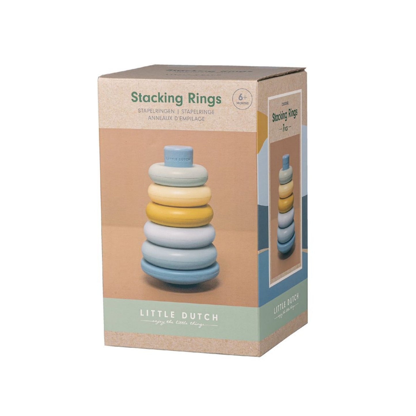 Little Dutch Stacking Rings Blue - Perfect Package
