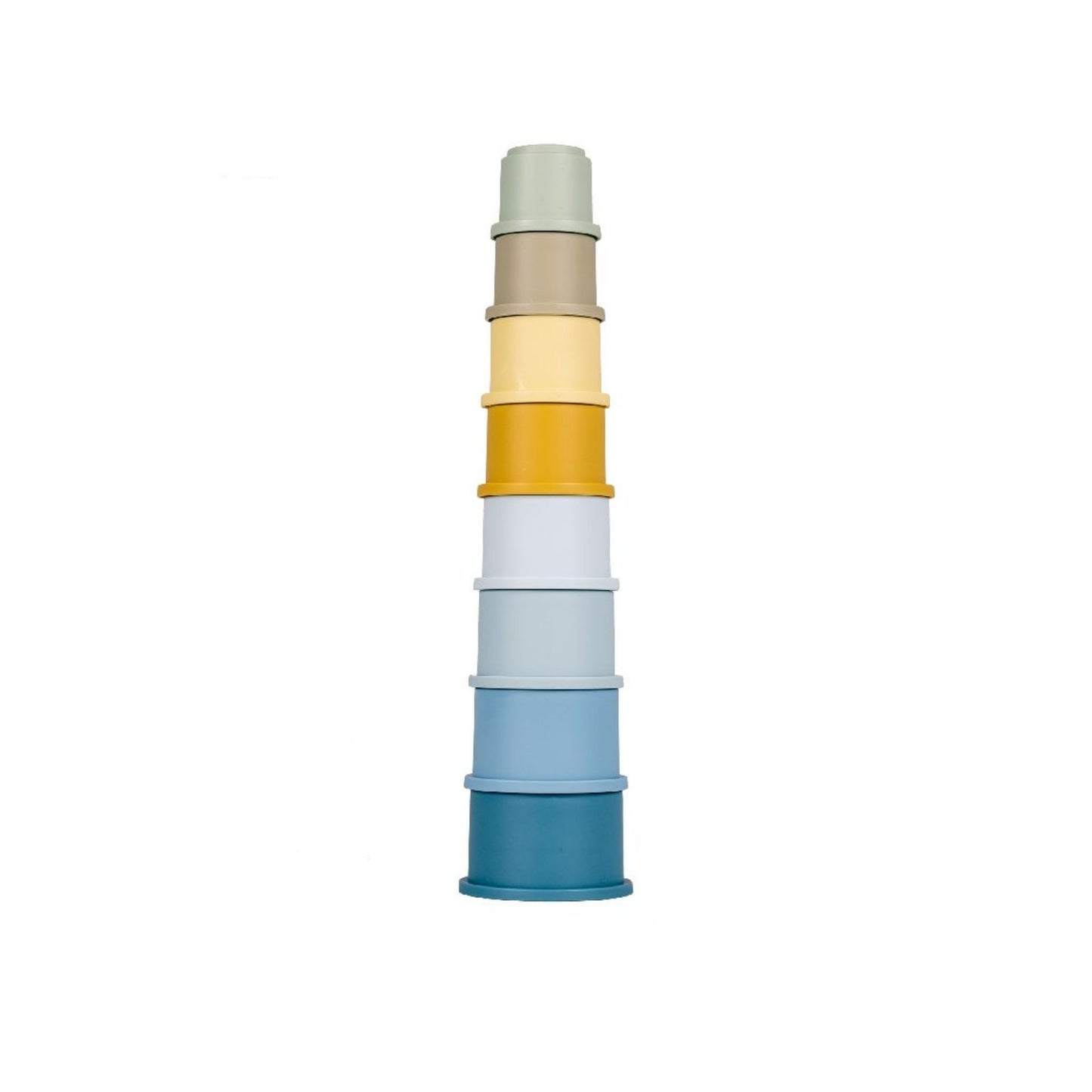 Pack Of 8 Little Dutch Stacking Cups Blue - Buy From Sweet Pea