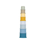 Pack Of 8 Little Dutch Stacking Cups Blue - Buy From Sweet Pea