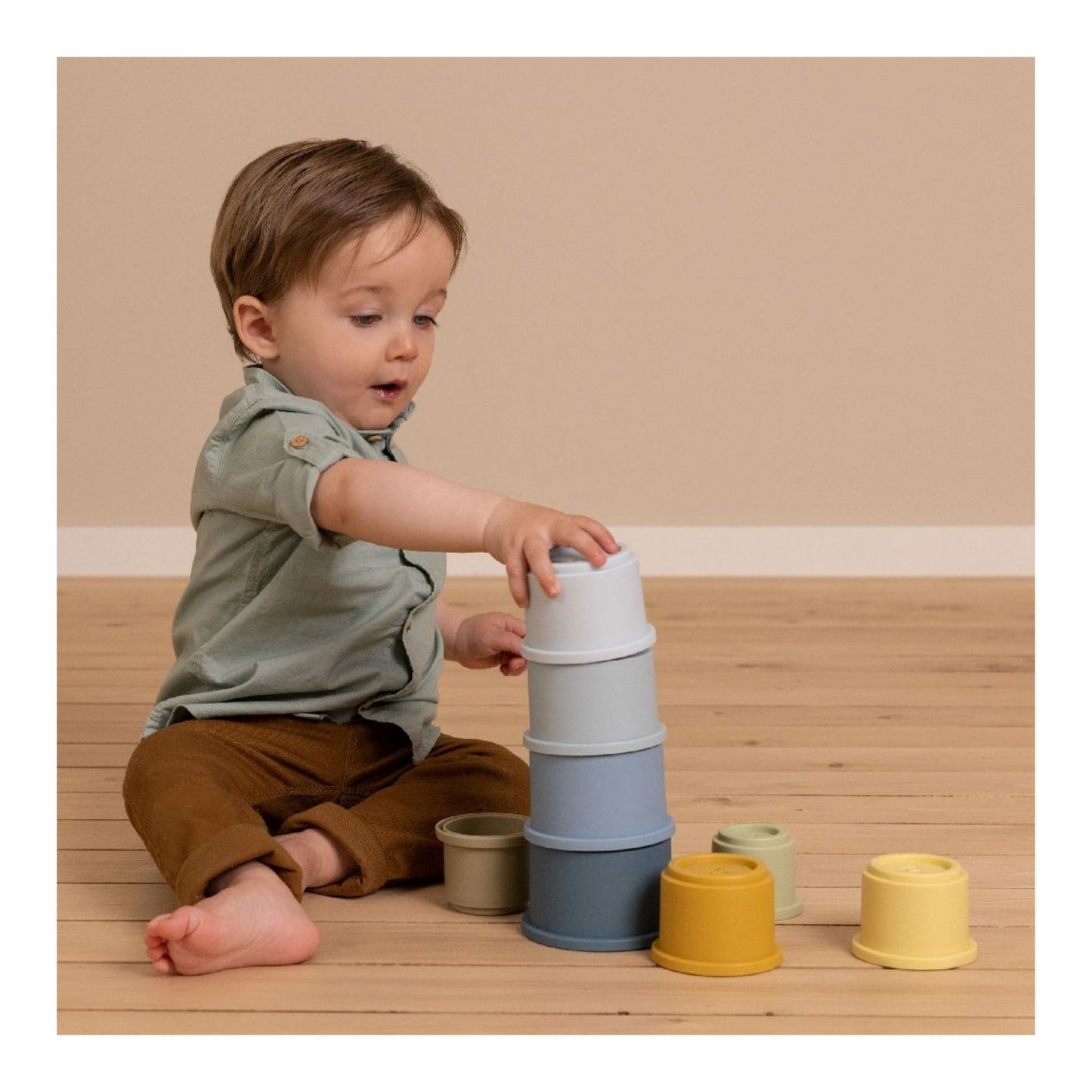 Little Dutch Stacking Cups Blue - Buy From Sweet Pea UAE, KSA