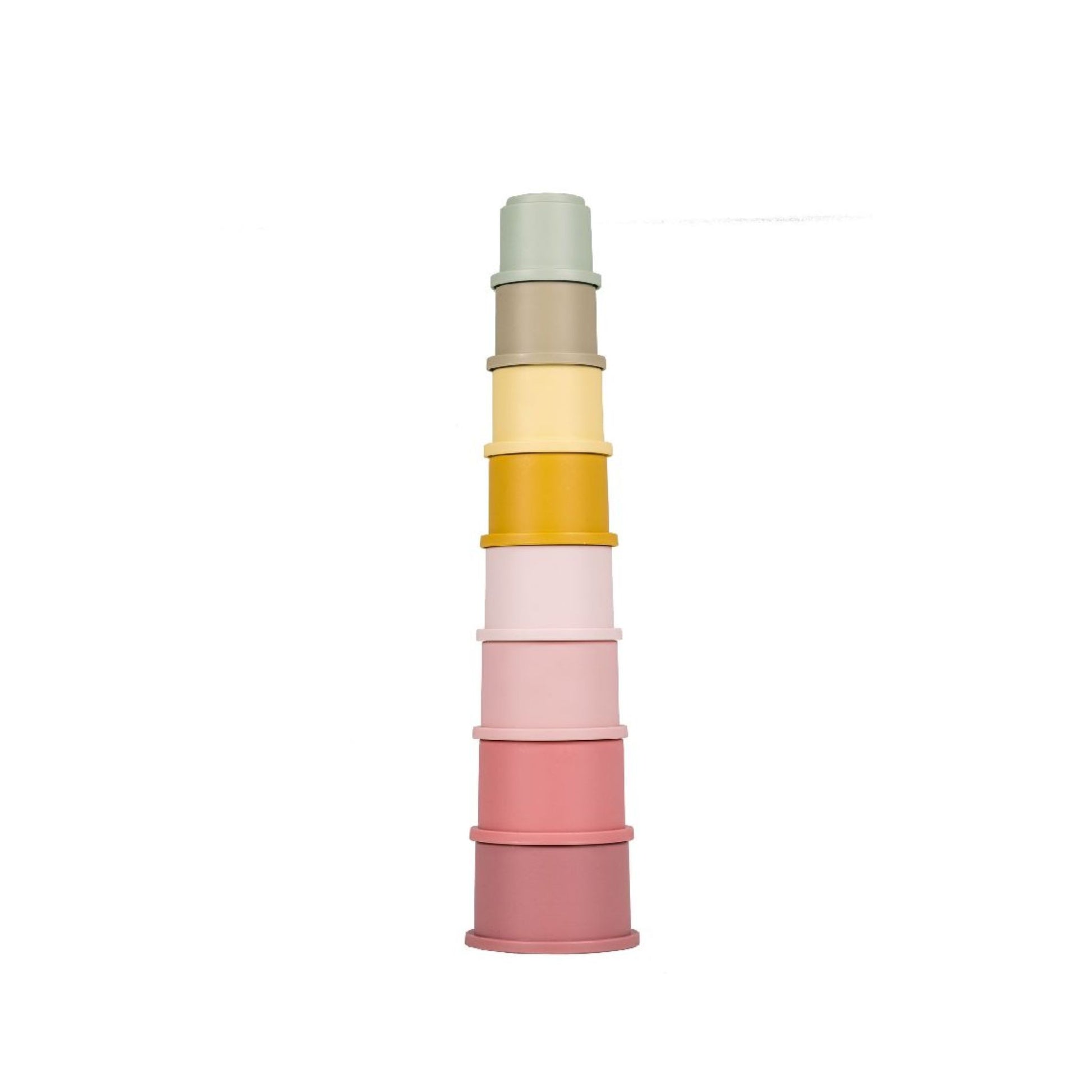 Little Dutch Stacking Cups Pink - Suitable for 12 Months+