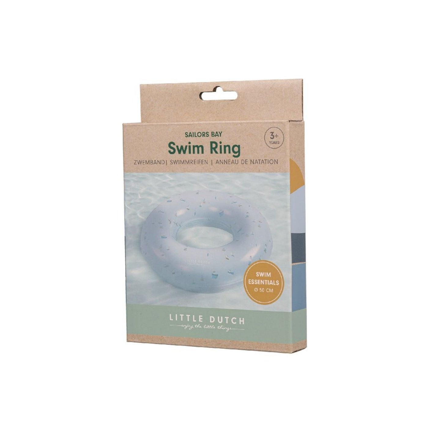 Inflatable Swim Ring 50 cm — Durable PVC Pool Float for Children and Family Fun