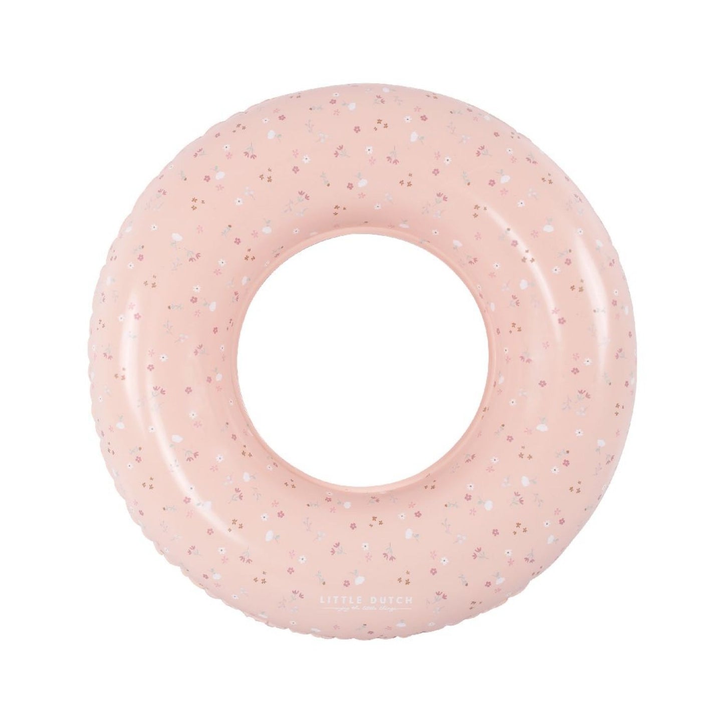 Kids' Swim Ring Pink Flowers 50 cm - Suitable For 3 Years+