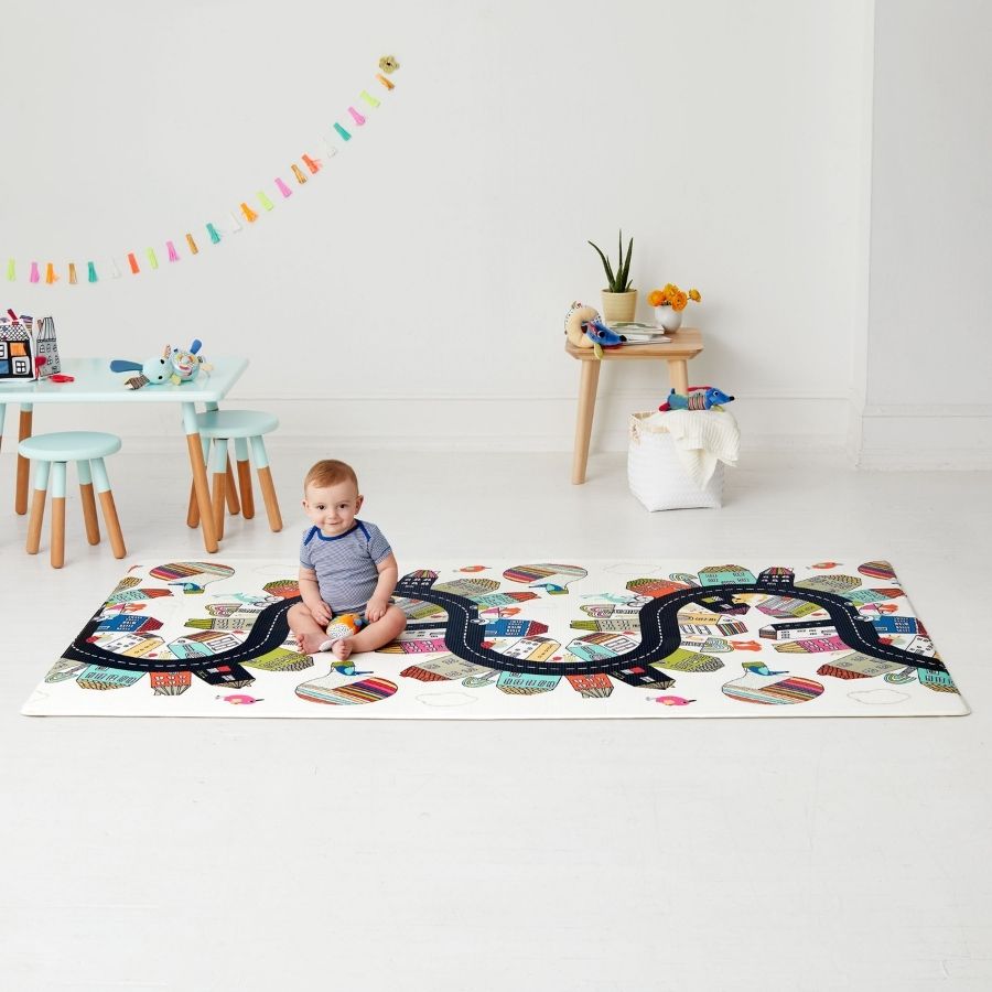 Reversible Playmat — Double-Sided Soft Play Mat for Babies and Toddlers, Portable