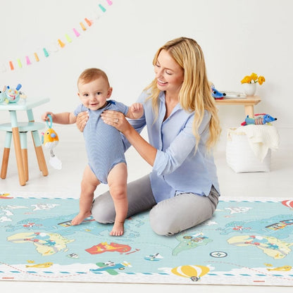 Reversible Playmat — Double-Sided Soft Play Mat for Babies and Toddlers, Portable