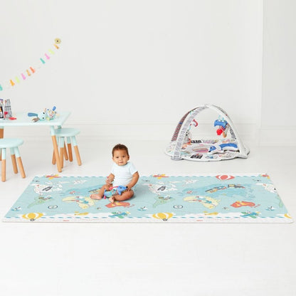 Reversible Playmat — Double-Sided Soft Play Mat for Babies and Toddlers, Portable