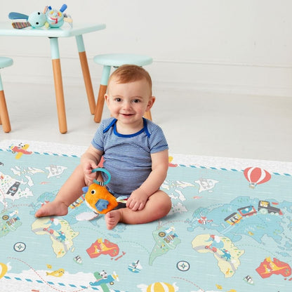 Reversible Playmat — Double-Sided Soft Play Mat for Babies and Toddlers, Portable