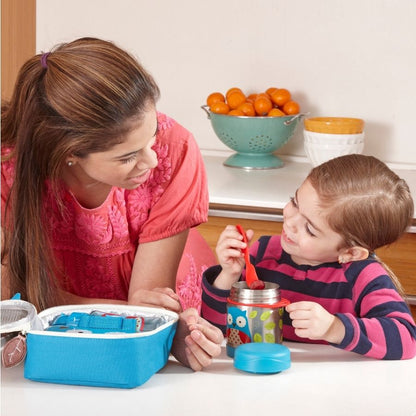 Zoo Food Jar Collection — Reusable Kids Food Storage Jars for Baby Feeding