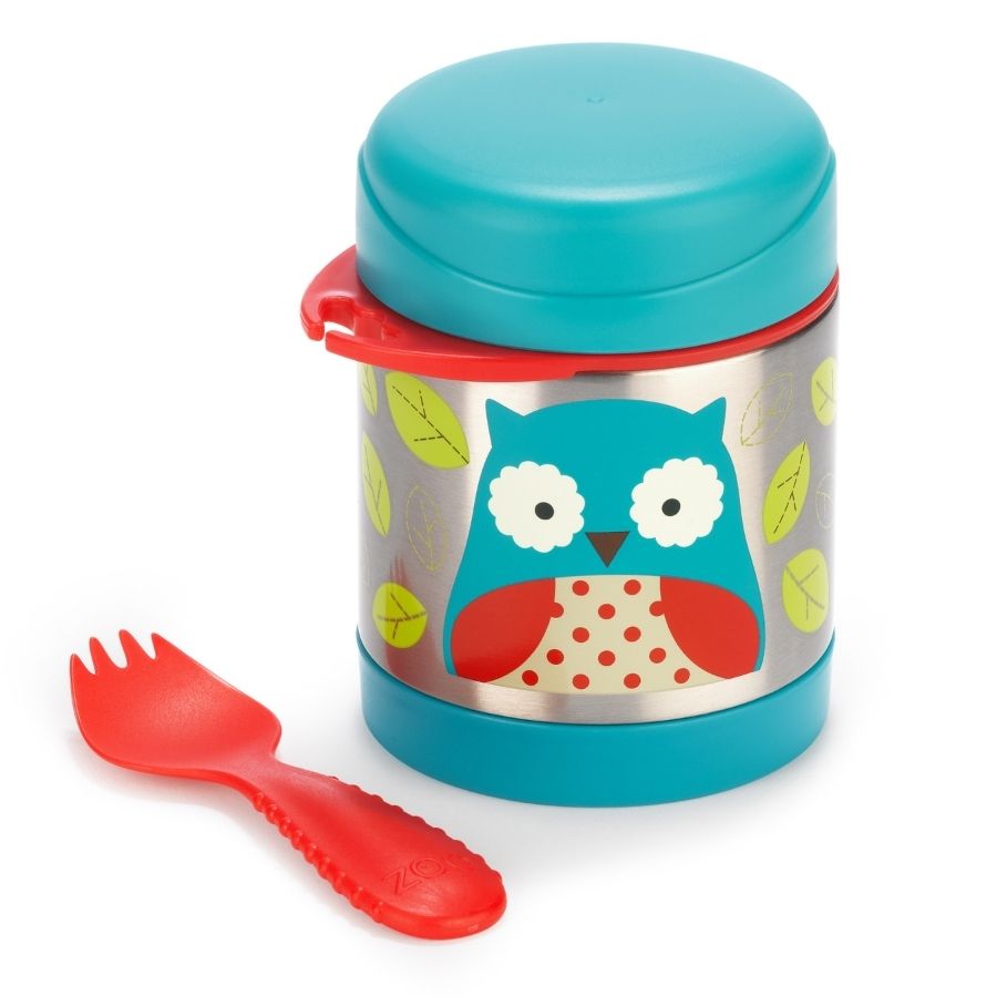 Zoo Food Jar Collection — Reusable Kids Food Storage Jars for Baby Feeding