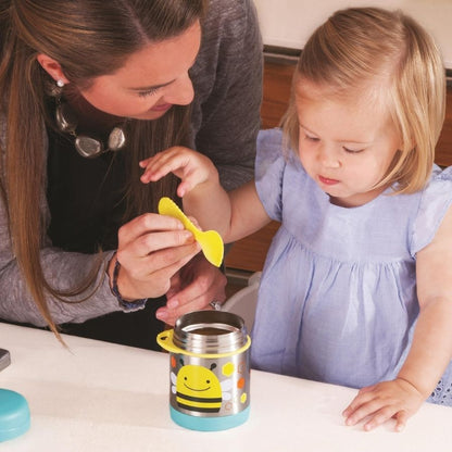 Zoo Food Jar Collection — Reusable Kids Food Storage Jars for Baby Feeding