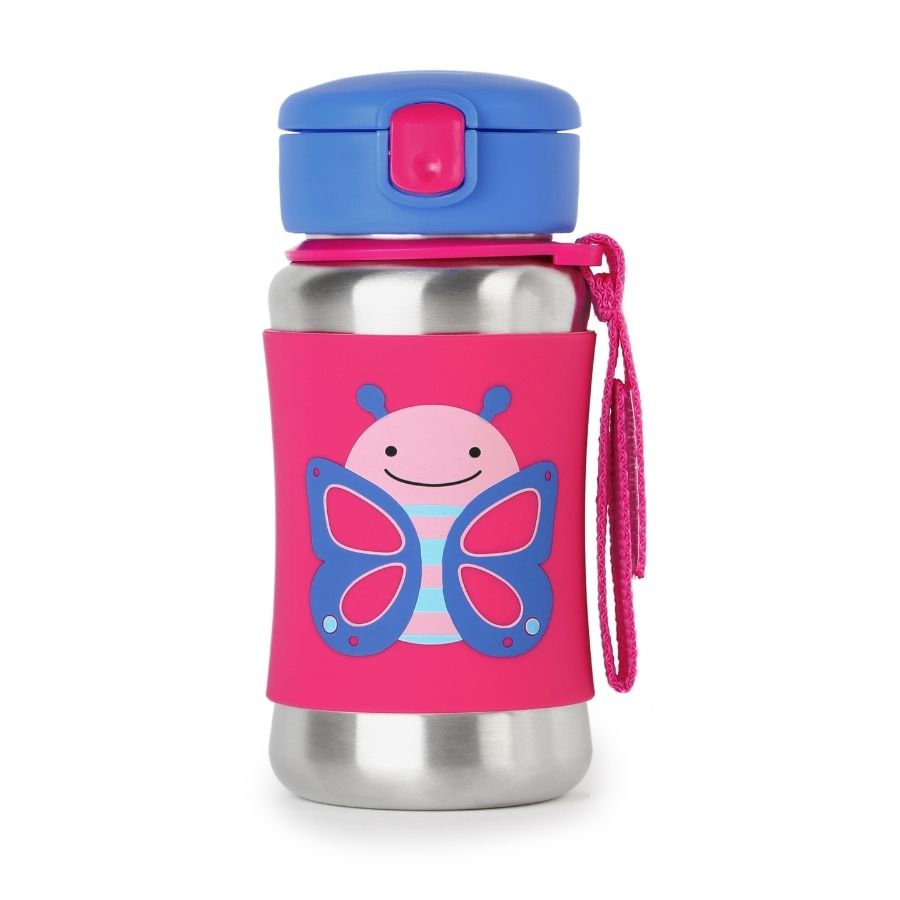 Stainless Steel Insulated Water Bottle and Food Jar — Leakproof Portable Vacuum