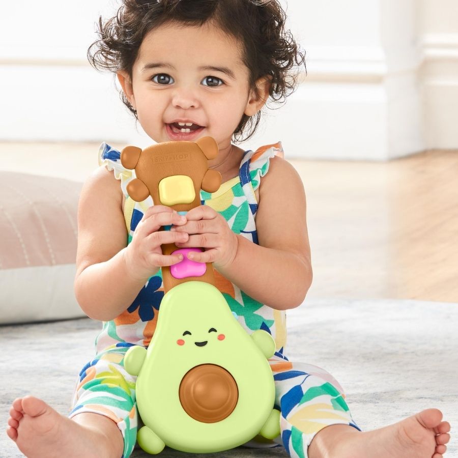 Skip Hop Farmstand Rock Toy -A-Mole Guitar, Zoo Fill Up Fountain & Zoo Ring Toss Toys