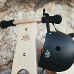 Natural Balance Bike Adventure Bundle (Black Helmet + Crate Basket)