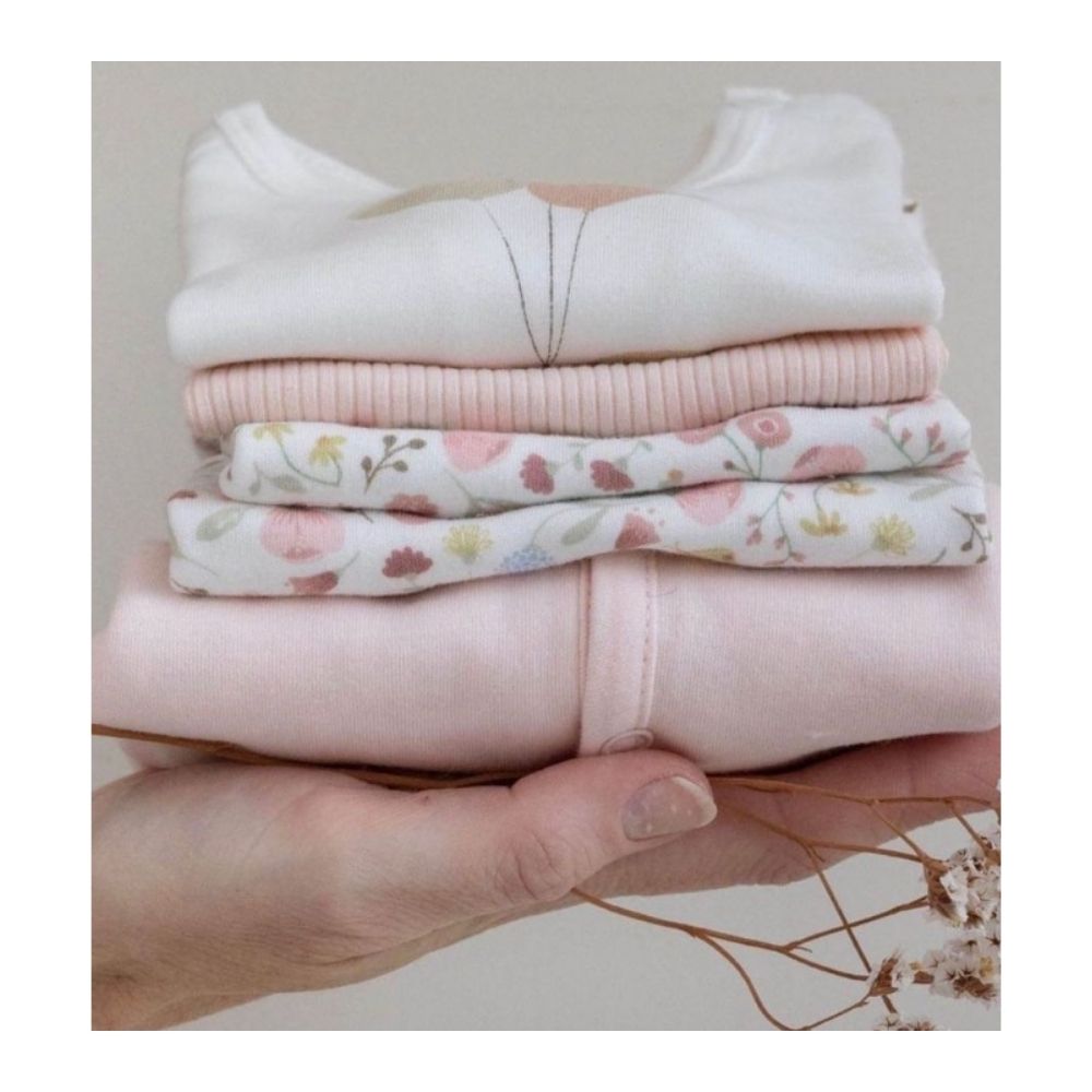Little Dutch Swaddle 120 x 120 cm Flowers & Butterflies