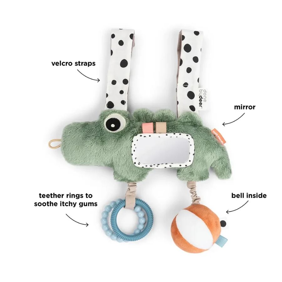 Hanging Activity Toy - Croco Green