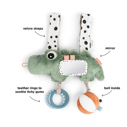 Hanging Activity Toy - Croco Green