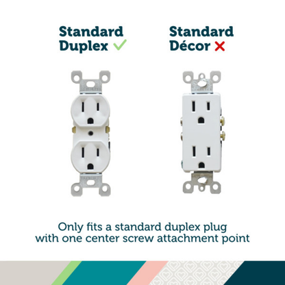 Outlet Cover with Cord Shortener