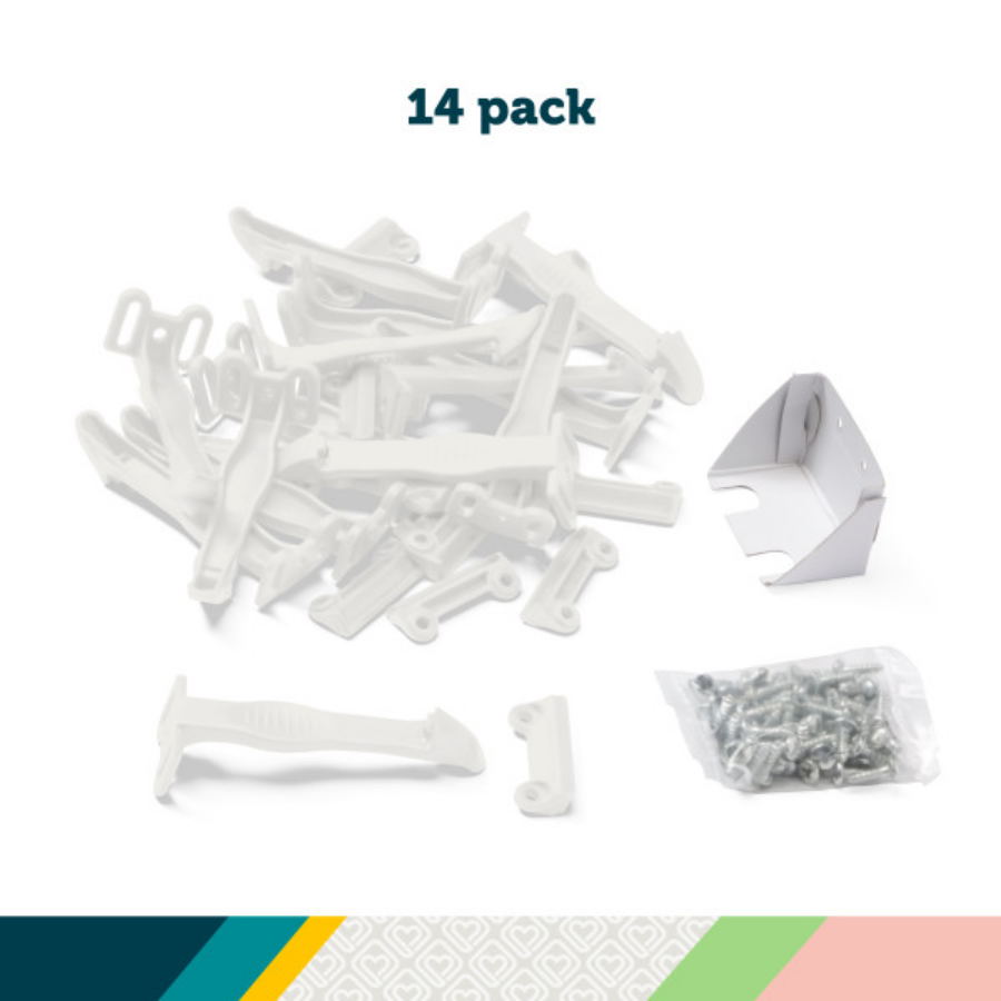 Cabinet & Drawer Latch (14pk)