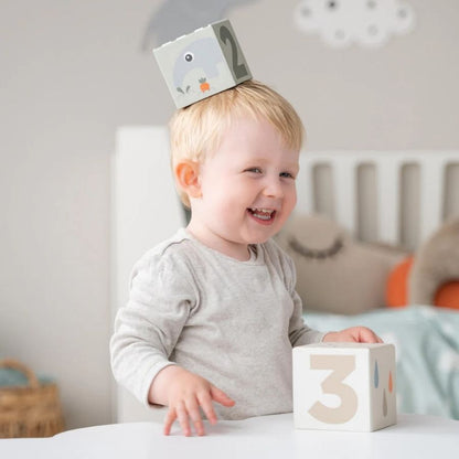 Stacking Cubes 5 Pcs Deer Friends Colour Mix