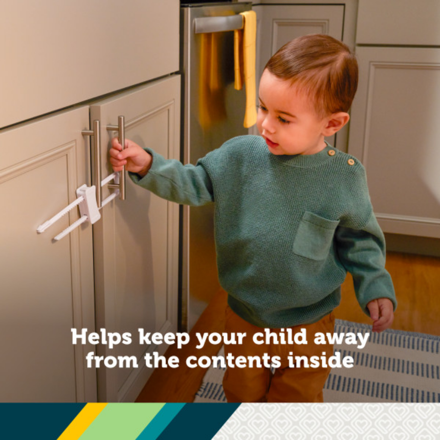 Double Door Baby-Proofing Cabinet Lock (2pk)