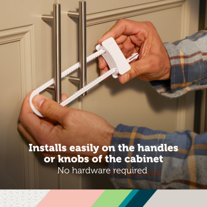 Double Door Baby-Proofing Cabinet Lock (2pk)