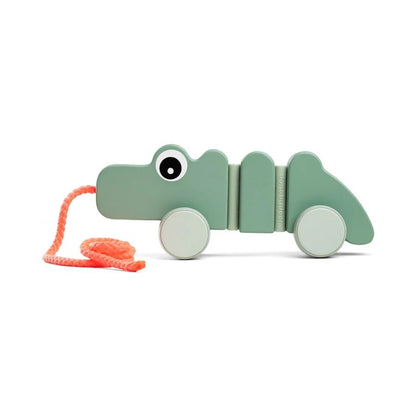Pull-Along Wiggle Toy – Croco Green