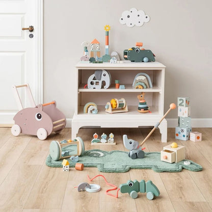 Pull-Along Wiggle Toy – Croco Green