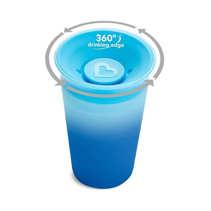 كوب Miracle® متغير اللون 360 درجة، 9 أونصة - أزرق