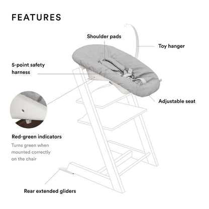 Tripp Trapp Newborn Set Grey