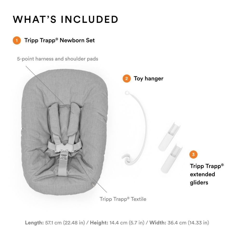 Tripp Trapp Newborn Set Grey