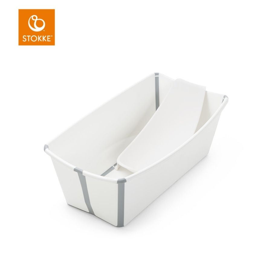 Flexi Bath with Newborn Support Bundle — Foldable Baby Bathing Solution for Infants