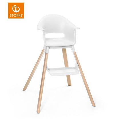 كرسي كليك المرتفع باللون الأبيض