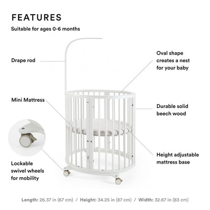 سرير سليبي ميني وايت