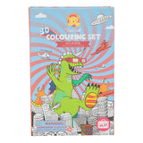 Tiger Tribe 3D Colouring Set In Sci-Fi Fun - Order From Sweet Pea