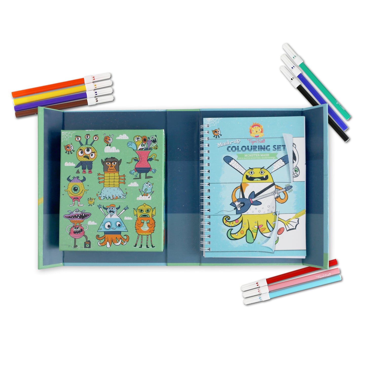 Colouring Set - Character Mash-Up Activity Pack for Creative Play for Kids & Families