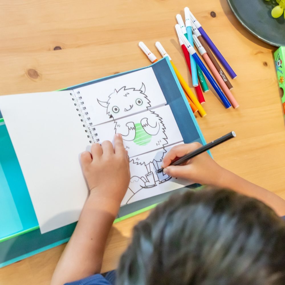 Colouring Set - Character Mash-Up Activity Pack for Creative Play for Kids & Families