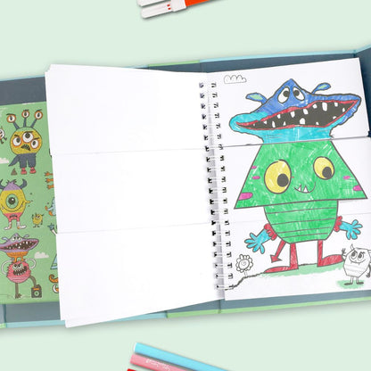 Colouring Set - Character Mash-Up Activity Pack for Creative Play for Kids & Families