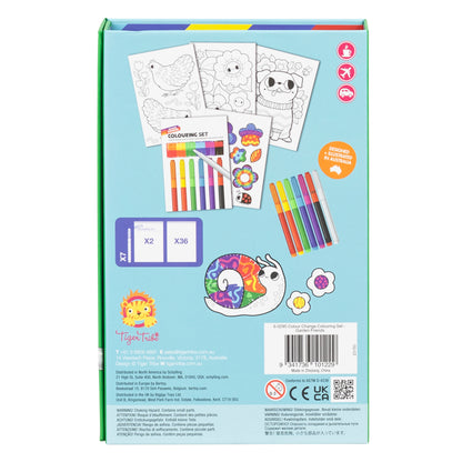 Colouring Activity Pack Featuring Mermaids and Garden Friends for Kids