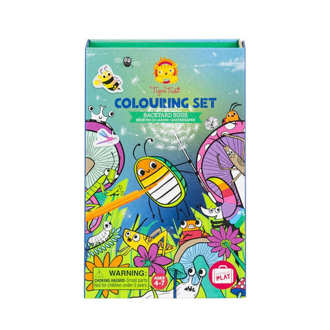 Tiger Tribe | Colouring Set - Backyard Bugs | Order From Sweet Pea