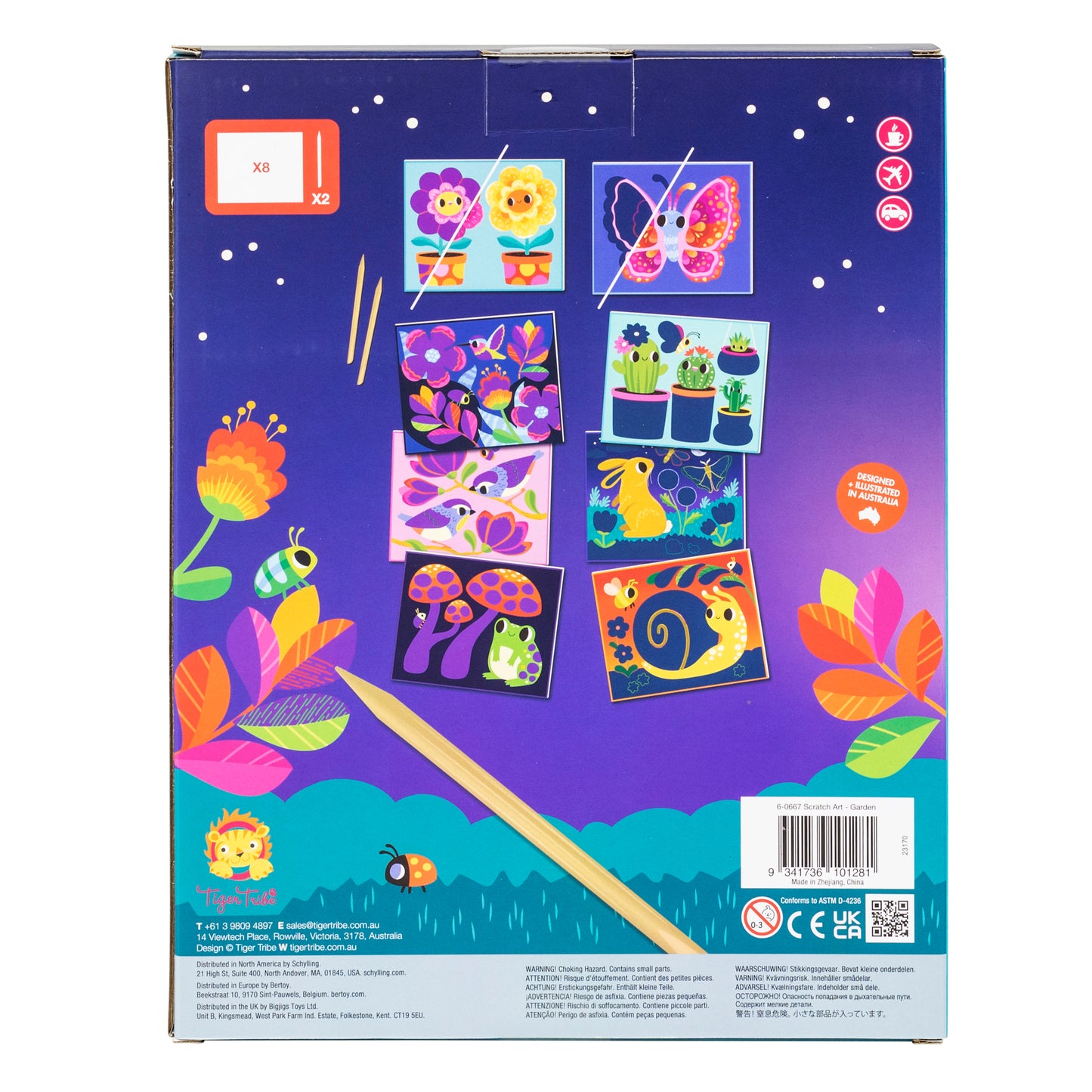 Scratch Art - Creative Scratch Art Activity Kit for Children and Kids Ages 4+