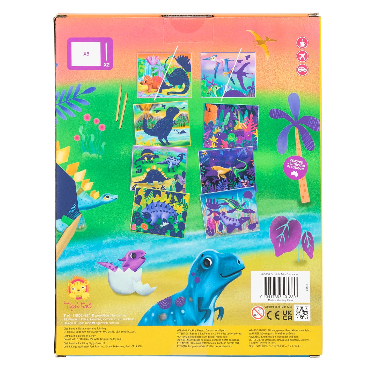 Scratch Art - Creative Scratch Art Activity Kit for Children and Kids Ages 4+