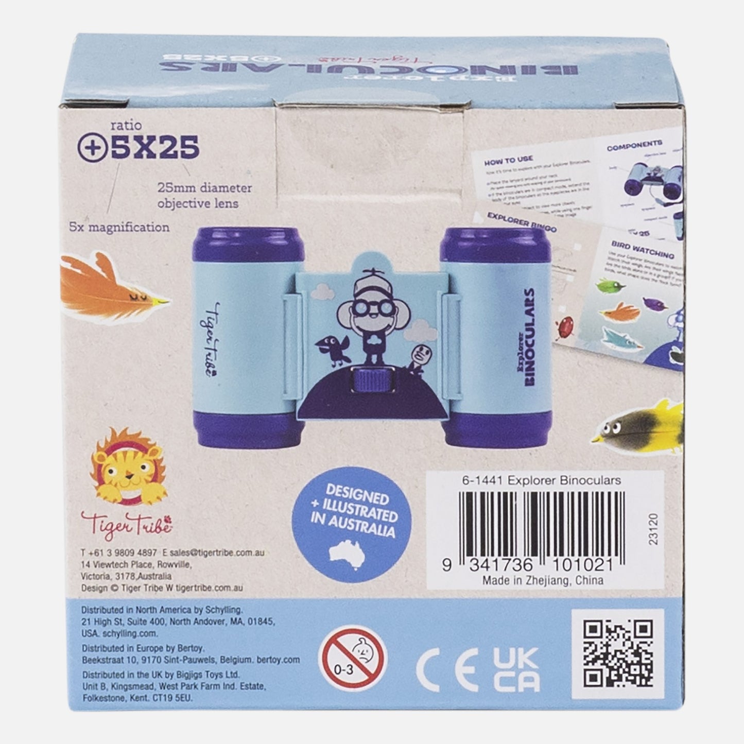 Tiger Tribe | Explorer Binoculars | Suitable for 4-7 years kids